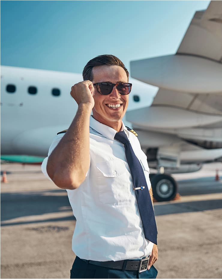 Piloto profissional da Flight Factor